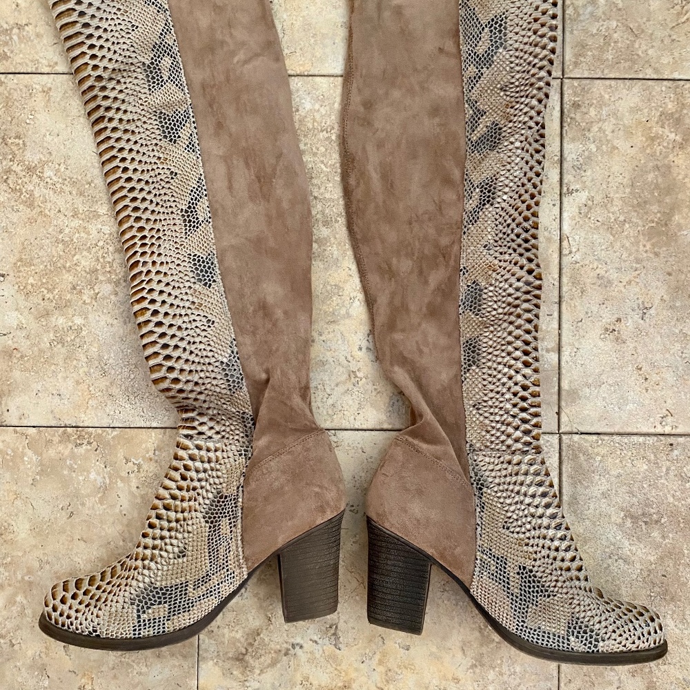 Over the knee boots - like new